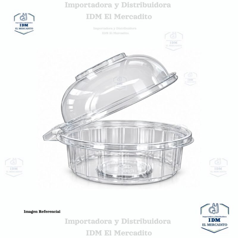 Envase plástico Redondo ILOCK 8 oz, en paquetes de 10 unidades